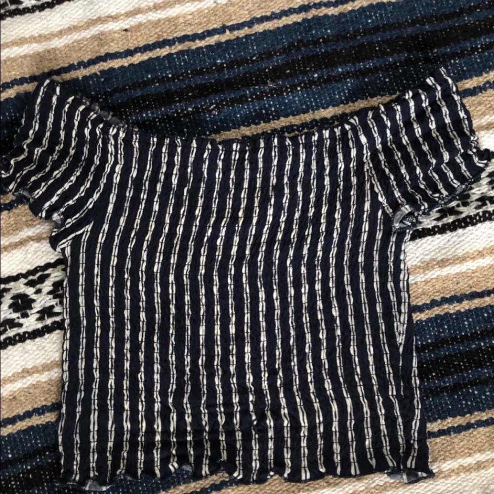 LA Hearts Pacsun Off the Shoulder Cropped Top